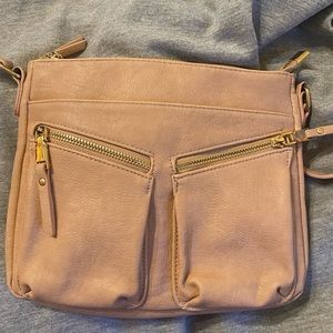 Pink crossbody bag